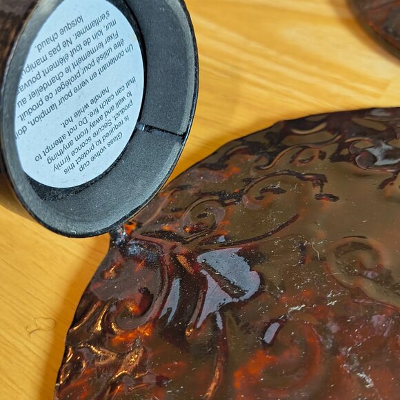 BEAUTIFUL 2-PIECE WALL 5 CANDLE HOLDER SET, WALL DECOR - ONLY $15.00 - Picture 3 of 5